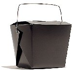 Black pint takeout (terrific for party favors)