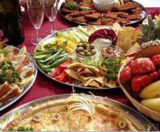 Catering food