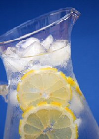 Pitcher of Water with Lemon