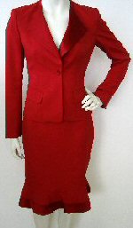 Red Satin Suit
