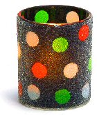 Sugar-coated dot votives